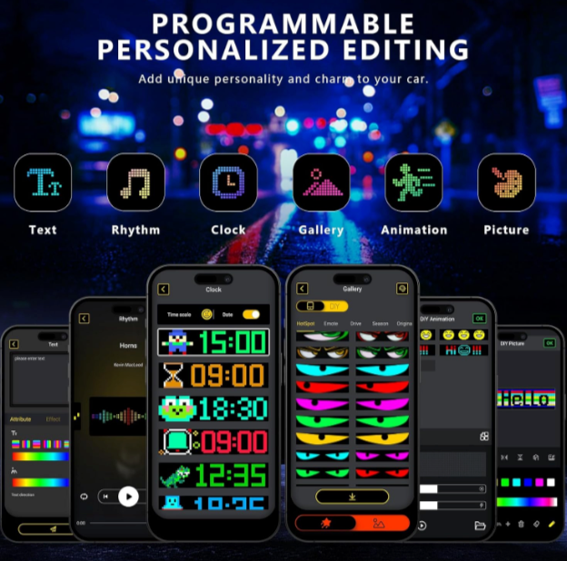 Pantalla Led Para Autos 60 x 12 Cm