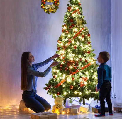 Árbol de Navidad Fácil y Duradero 2.1 metros.