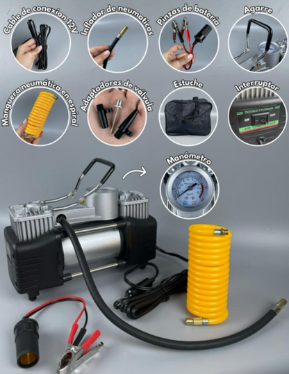 Twin Force® l Inflador De Llanta Doble Cilindro