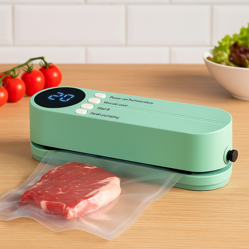 KeepFresh® | Selladora Compacta + ¡Conserva tus alimentos por más tiempo!