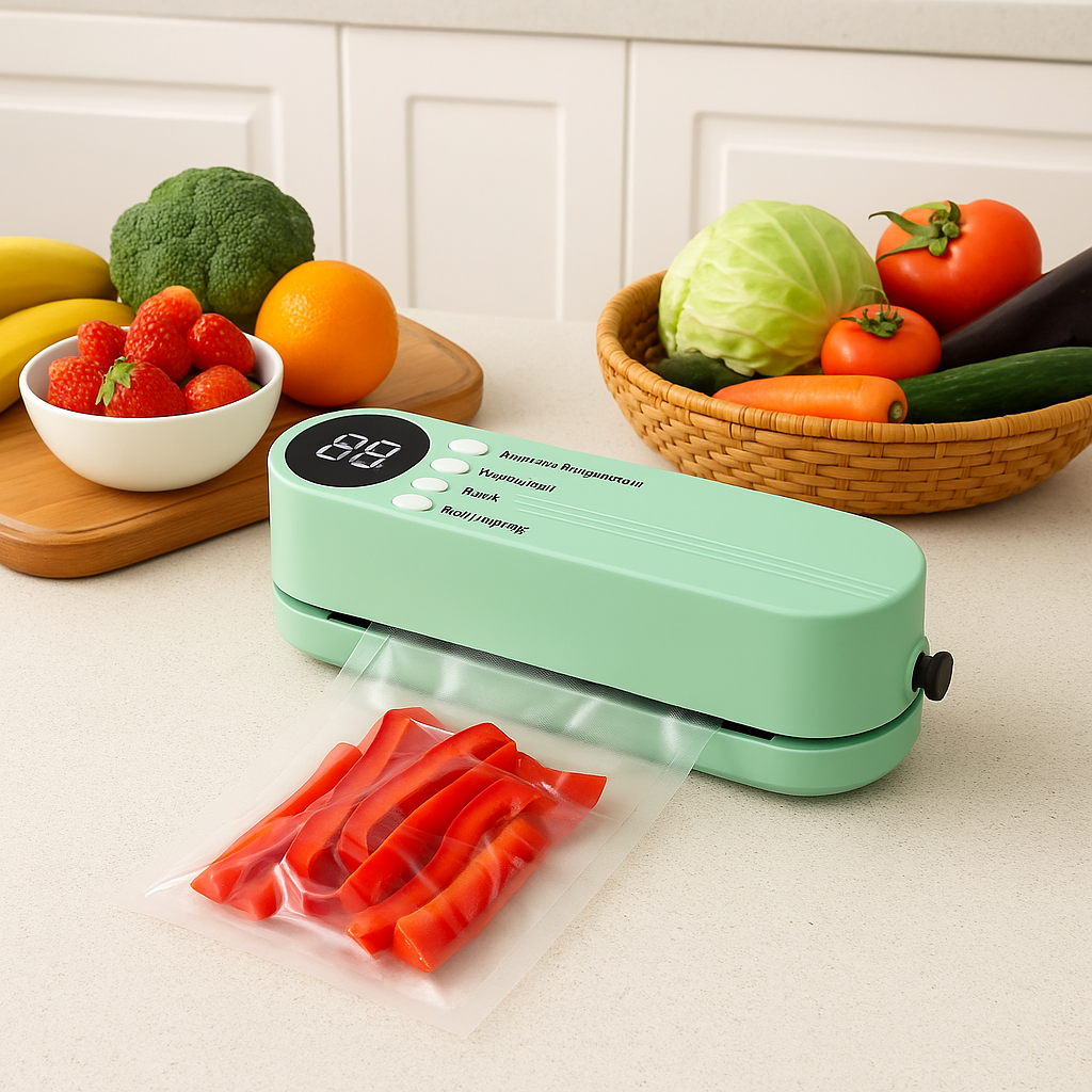 KeepFresh® | Selladora Compacta + ¡Conserva tus alimentos por más tiempo!