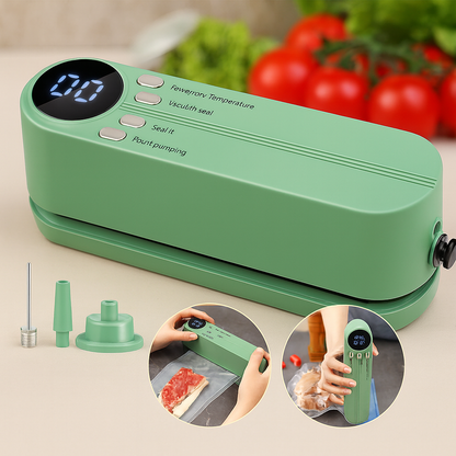 KeepFresh® | Selladora Compacta + ¡Conserva tus alimentos por más tiempo!