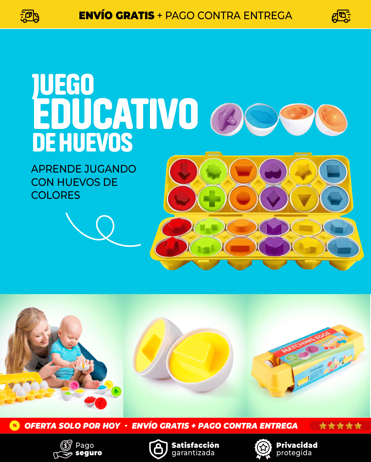 HuevoKids® l Juguete Educativo