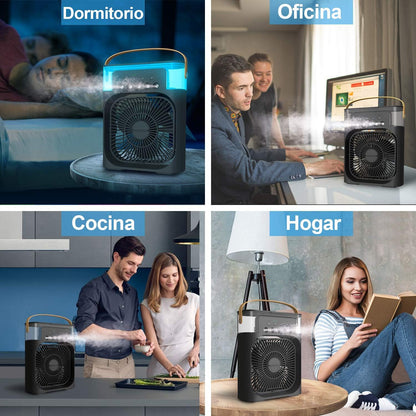 Aire acondicionado y humificador 4 en 1