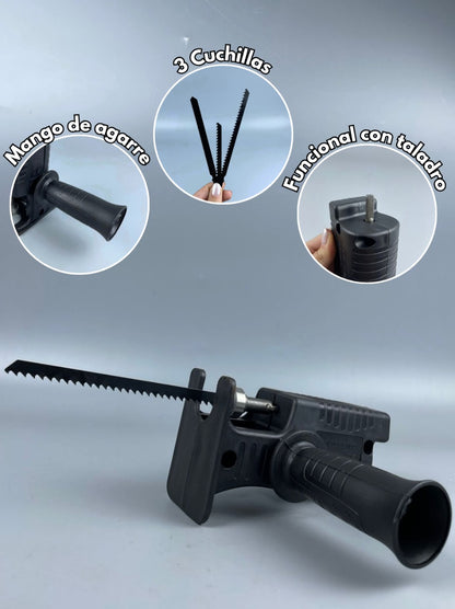 DrillMate® | Kit de Sierra Adaptable 🪚 Convierte tu Taladro en una Herramienta Profesional + ¡Envío Gratis!